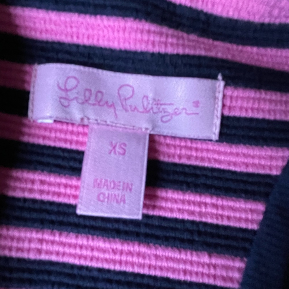 Lilly Pulitzer Brielle Striped Fit and Flare Sleeveless Dress, Ladies XS